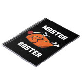 メンズウィメンズマスターバスターおもしろいタークエスタ感謝していーバスター ノートブック (左側)