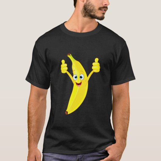 メンズウィメンズユーモアGraphic Banana Tシャツ (正面)