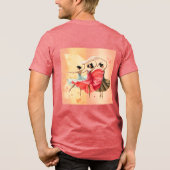 メンズウィメンズ踊りトリブレンドTシャツ トライブレンドＴシャツ (裏面)