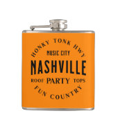 メンズウイスキーパーティー酒ビニールフラッ包まれたク フラスク (正面)