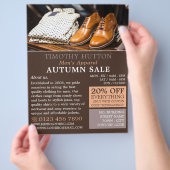 メンズウェア・ストア広告ズ チラシ (手)