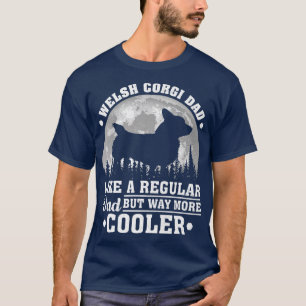 メンズウェルシュコーギーパパ通常のパパウェルシュコーグ Tシャツ