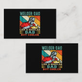 メンズウェルダーパパは、通常のパパがファースのようにクールある 名刺 (正面/裏面)