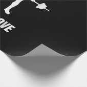 メンズウエイトリフタバーベルトレーニングトレーニング服 ラッピングペーパー (角)