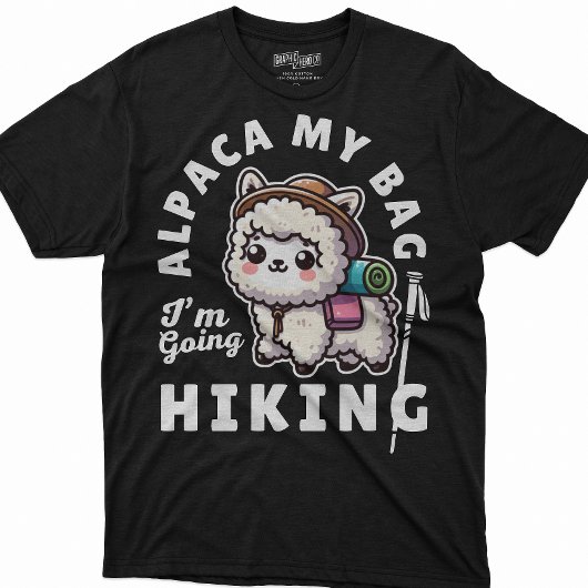 メンズウォメンズキュートアルパカハイキングラバーズおもしろい引用文 Tシャツ