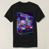 メンズウォメンズニッサンスカイラインGt-R R34気化波 Tシャツ (デザイン正面)