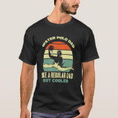 メンズウォーターポロパパウォーターポロプレーヤーファーザースイムW Tシャツ (正面)