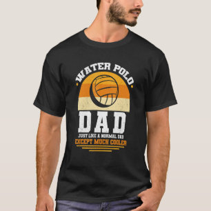 メンズウォーターポロパパスイムウォーターポロプレーヤー父親W Tシャツ