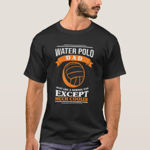 メンズウォーターポロプレーヤーファーザーウォーターポロパパウォーター Tシャツ