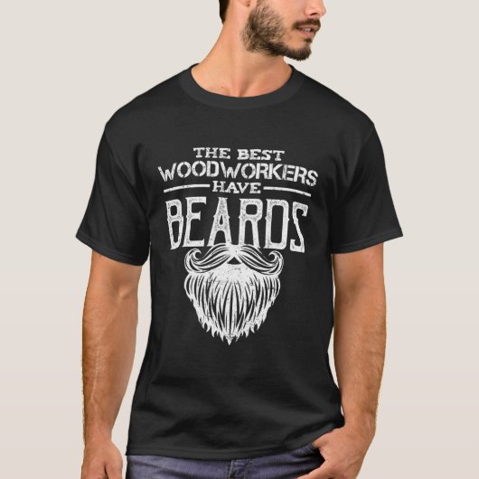 メンズウッドワーキングギフトTシャツ木工大工 Tシャツ (正面)