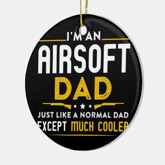 メンズエアソフトパパが通常のパパと同じ セラミックオーナメント (左)