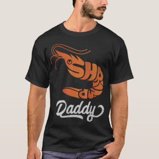 メンズエビレトロヴィンテージオレンジエビAqua Tシャツ