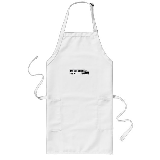 メンズエプロンのグリル用エプロンBBQギフト ロングエプロン (正面)