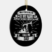 メンズオイルフィールドワーカーパパラウンネック セラミックオーナメント (右)