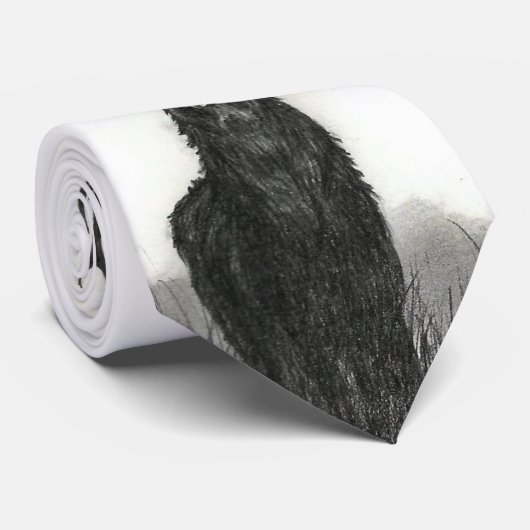 メンズオオシカの雄鹿のデザインのタイ ネクタイ (ロール)