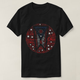 メンズオハイオワードアートダークTシャツ Tシャツ