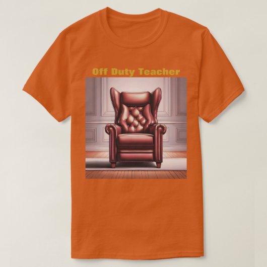 メンズオフデューティ先生Tシャツ Tシャツ (デザイン正面)