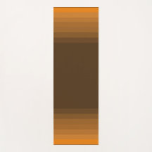 メンズオレンジとブラウン数々のトーンのヨガマット