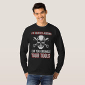 メンズオート整備士ガレージ固定車整備士 Tシャツ (正面フル)