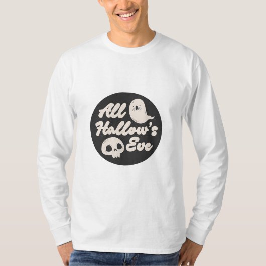 メンズオールハロウズ長袖 Tシャツ (正面)