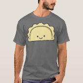 メンズカイトかわいいズピエロギポーランド食料プレミアム Tシャツ (正面)