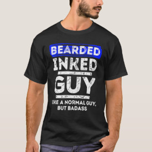 メンズカッコいいの声明男性性ひげ髭が伸びる Tシャツ