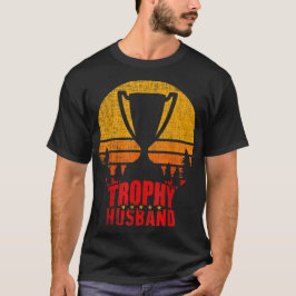 メンズカッコいいヴィンテージスタイルトロフィー夫バレンタイン Tシャツ