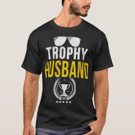 メンズカッコいいヴィンテージスタイルトロフィー夫バレンタイン Tシャツ