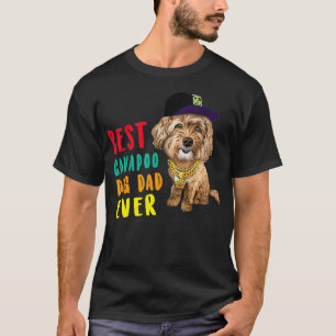 メンズカバ最高のプードッグパパエバーズデイヒップスター Tシャツ