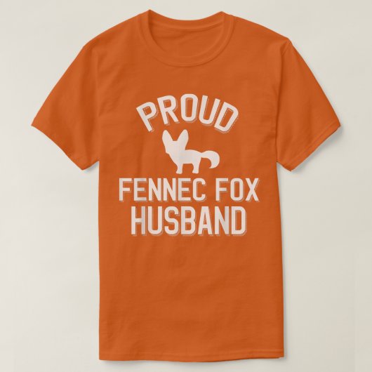 メンズカワイイFennec夫Fennec For 誇りを持った Husban Tシャツ (デザイン正面)