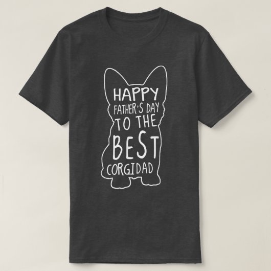 メンズカワイコルギ幸せな父親の日に行最高のう Tシャツ (デザイン正面)