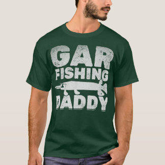 メンズガーフィッシングダディーガー魚釣りダディーガーフィッシュ Tシャツ
