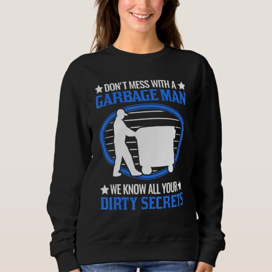 メンズガーベージマンガーベージコレクションシティクリーニング スウェットシャツ (正面)
