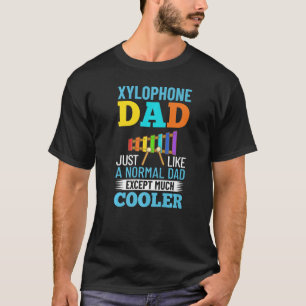 メンズキシロフォン音楽楽器ノートPlayer Glock Tシャツ