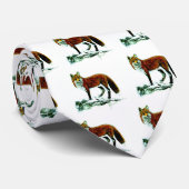 メンズキツネのタイ ネクタイ (ロール)