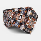 メンズキャッツカラフルシルクフーラード ネクタイ (ロール)