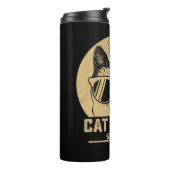 メンズキャットパパAFヴィンテージキャットパパヘッドおもしろい タンブラー (回転左)