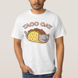 メンズキャットTシャツ「TACO CAT」 -エル·チアポ Tシャツ