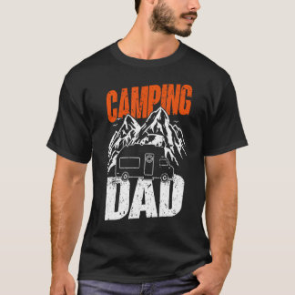 メンズキャンプパパカンパーカラバンキャンピング1 Tシャツ