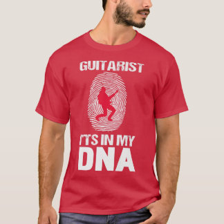 メンズギタリストは私のDNAギタおもしろいーコーチ874 Tシャツ