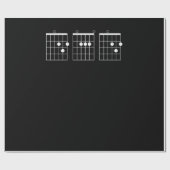 メンズギターコードシャツ – パパ ラッピングペーパー (フラット)