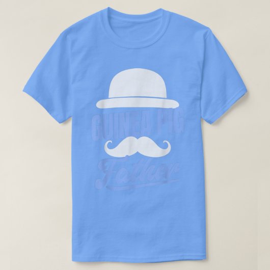 メンズギニアピグ父おもしろいモルモット Tシャツ (デザイン正面)