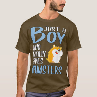 メンズギフト本当に愛している男の子だけハミー Tシャツ