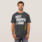 メンズクおもしろいレーンのオペレーターが荷物を落としたばかり Tシャツ (正面フル)