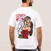 メンズクラシックトレンディーフィットTシャツ – 快適， Tシャツ (裏面)