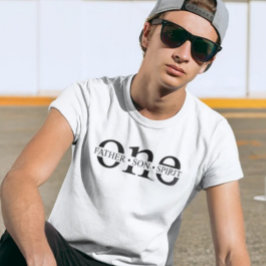 メンズクリスチャンTシャツ – 父、息子、霊'One Tシャツ