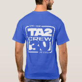 メンズクルーネック（黒と色） Tシャツ (裏面)