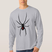 メンズクロゴケグモのワイシャツ Tシャツ (正面)