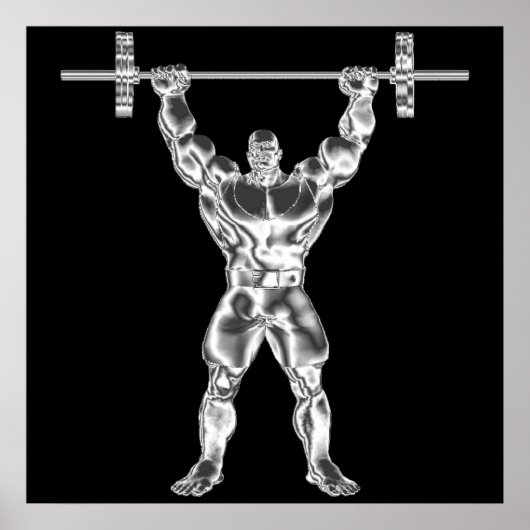 メンズクロムパワーリフターポスター ポスター (正面)