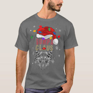 メンズクロース醜いクリスマスサンタとライトグランドパ Tシャツ